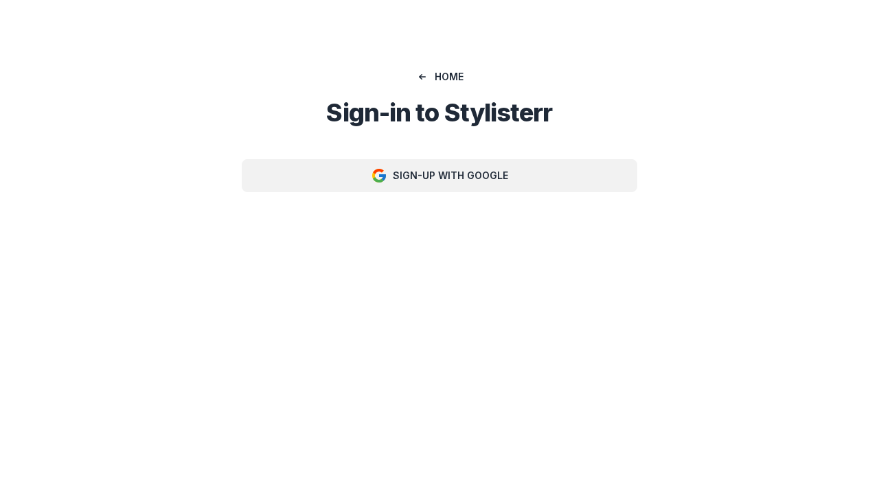 Style gallery results view